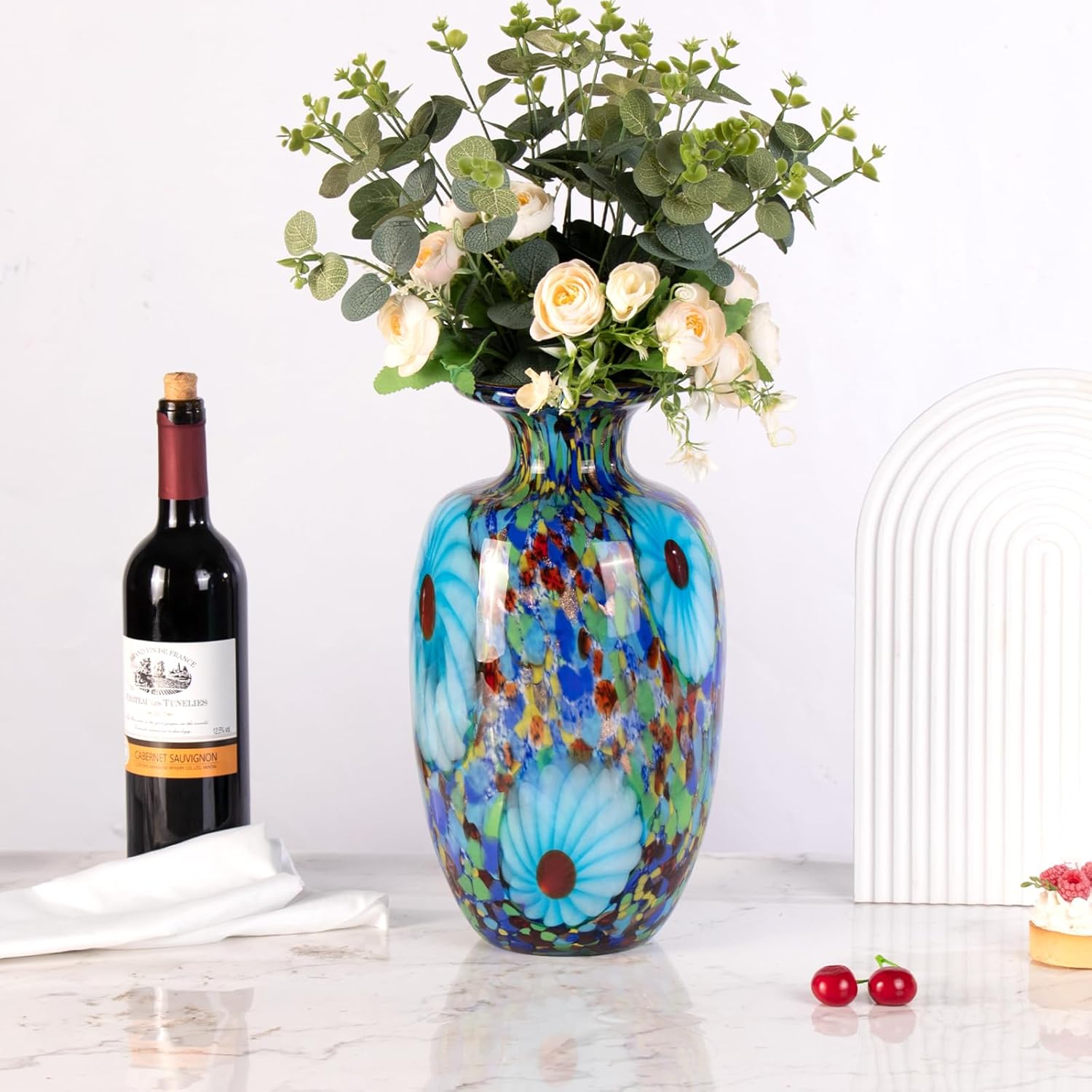 KAMMAK 8HPJG037 glass vase detail image 4 in product description