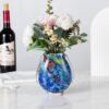 KAMMAK 8HPFH02096 glass vase side angle view showing silhouette