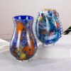 KAMMAK 8HPFH02096 glass vase styled on dining table image 5