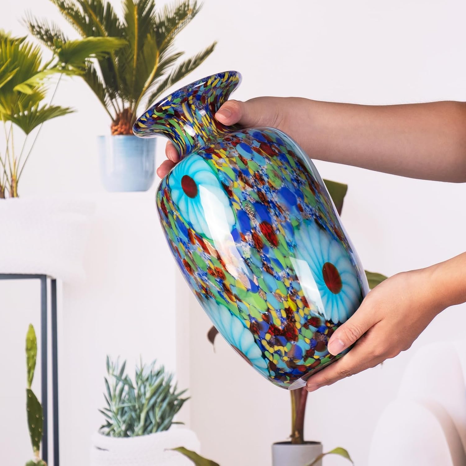 KAMMAK 8HPJG037 glass vase detail image 1 in product description