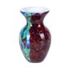 KAMMAK Colored Glass Vase, Beautiful Hand Blown Decorative Vase, Modern Art Vase for Flower Mantle Dining Table Centerpiece, Entryway Living Room Wedding Decoration, FH02102 KAMMAK 8HPFH02102 glass vase front view for product display