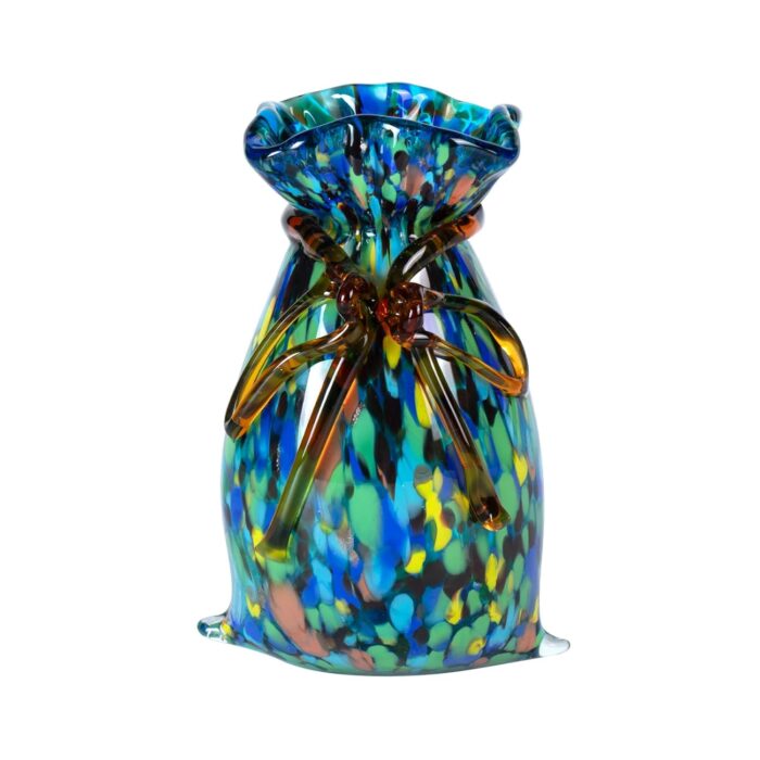 KAMMAK Colored Glass Vase, Beautiful Hand Blown Decorative Vase, Modern Art Vase for Flower Mantle Dining Table Centerpiece, Entryway Living Room Wedding Decoration, FH02106 KAMMAK Colored Glass Vase, Beautiful Hand Blown Decorative Vase, Modern Art Vase for Flower Mantle Dining Table Centerpiece, Entryway Living Room Wedding Decoration, FH02106