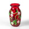 KAMMAK Colored Glass Vase, Beautiful Hand Blown Decorative Vase, Modern Art Vase for Flower Mantle Dining Table Centerpiece, Entryway Living Room Wedding Decoration (JG2028) KAMMAK 8HPJG02028 glass vase front view for product display