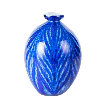 KAMMAK Colored Glass Vase, Beautiful Hand Blown Decorative Vase, Modern Art Vase for Flower Mantle Dining Table Centerpiece, Entryway Living Room Wedding Decoration (JG2055)