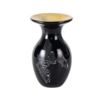 KAMMAK Colored Glass Vase, Beautiful Hand Blown Decorative Vase, Modern Art Vase for Flower Mantle Dining Table Centerpiece, Entryway Living Room Wedding Decoration, FH02007