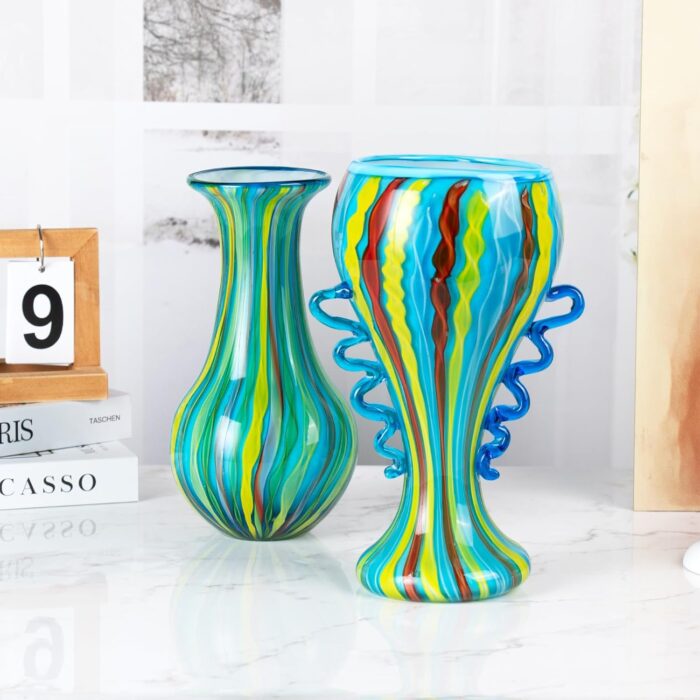 KAMMAK 8HPJG02003 glass vase close-up material texture detail image 4