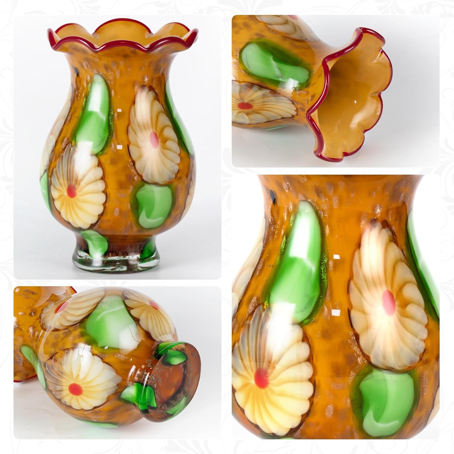 KAMMAK 8HPFH02026 glass vase detail image 3 in product description