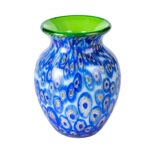 KAMMAK Colored Glass Vase, Beautiful Hand Blown Decorative Vase, Modern Art Vase for Flower Mantle Dining Table Centerpiece, Entryway Living Room Wedding Decoration (JG2132)