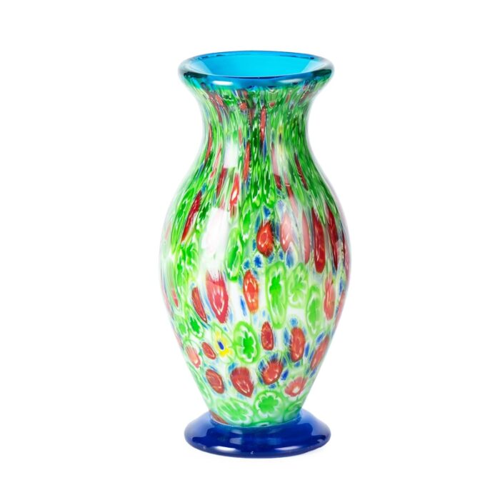 KAMMAK Colored Glass Vase, Beautiful Hand Blown Decorative Vase, Modern Art Vase for Flower Mantle Dining Table Centerpiece, Entryway Living Room Wedding Decoration (JG2127) KAMMAK Colored Glass Vase, Beautiful Hand Blown Decorative Vase, Modern Art Vase for Flower Mantle Dining Table Centerpiece, Entryway Living Room Wedding Decoration (JG2127)