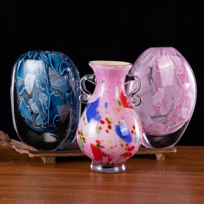 KAMMAK 8HPFH02027 glass vase scale and proportion view image 6