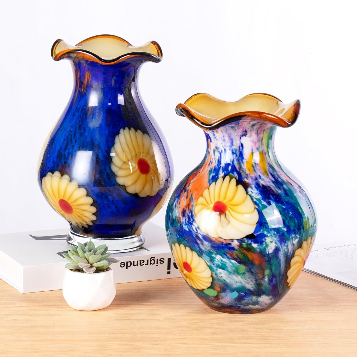 KAMMAK 8HPFH02034 glass vase detail image 2 in product description