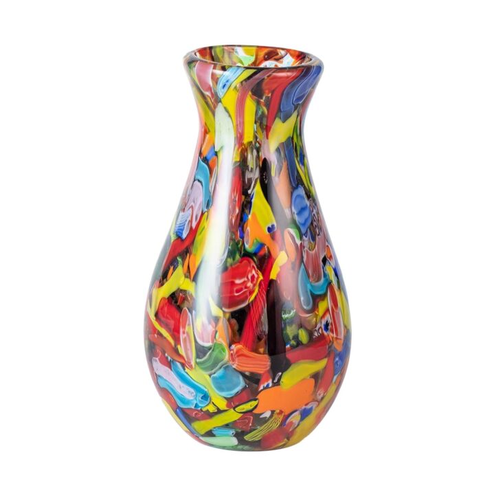KAMMAK Colored Glass Vase, Beautiful Hand Blown Decorative Vase, Modern Art Vase for Flower Mantle Dining Table Centerpiece, Entryway Living Room Wedding Decoration (JG2143) KAMMAK Colored Glass Vase, Beautiful Hand Blown Decorative Vase, Modern Art Vase for Flower Mantle Dining Table Centerpiece, Entryway Living Room Wedding Decoration (JG2143)