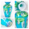 KAMMAK Colored Glass Vase, Beautiful Hand Blown Decorative Vase, Modern Art Vase for Flower Mantle Dining Table Centerpiece, Entryway Living Room Wedding Decoration (JG2146) KAMMAK 8HPJG02146 glass vase shape and proportion detail image 3
