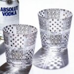 KAMMAK Crystal Whiskey Glasses Set of 2, 10.8oz Old Fashioned Glasses Stemless, Hand Blown Black Cocktail Glasses, Luxury Handcrafted Ice Ball Cup for Women, Perfect Men Gift...