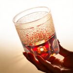 KAMMAK Crystal Whiskey Glasses Set of 2, 8.1oz Colored Old Fashioned Glasses Stemless, Hand Blown Cocktail Glasses, Luxury Handcrafted Ice Ball Cup, Ideal Gift for Bourbon...