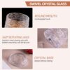 KAMMAK Crystal Whiskey Glasses Set of 2, 8.79 oz Rotatable Old Fashioned Glasses with Luxury Box, Spinning Wine Glass with Stress Relief, Gifts for Scotch, Bourbon, Liquor and... KAMMAK 8SXOJ003 whiskey glasses gift packaging detail image 3