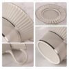 KAMMAK 8CZYFH006+7 ceramic cup and saucer shape and proportion detail image 3