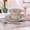 KAMMAK 8CZYFH006+7 ceramic cup and saucer close-up material texture detail image 4