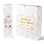 KAMMAK White Napkins Dinner Paper with Pocket 200 Pack Disposable Linen Feel Wedding Reception Napkins Bulk for Decorations Restaurant Guest Hand Towel Lunch Napkin for Bathroom...
