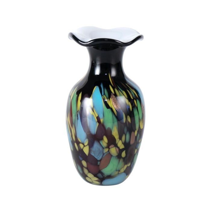 Modern Art Vase for Flower Mantle Dining Table Centerpiece, Entryway Living Room Wedding Decoration, FH02117 KAMMAK 8HPFH02117 glass vase styled on dining table image 8
