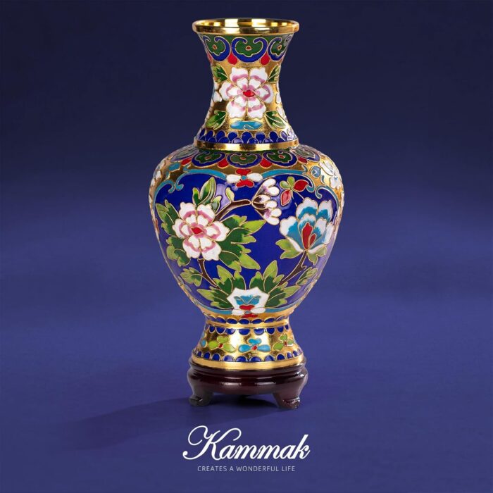 Vases for Flower, Medium Handicraft Blue Vase, Lightweight Bottle, Vintage Art Decorative for Home Living Room, Office, Table Centerpieces, Bookshelves and Wedding Decorations Vases for Flower, Medium Handicraft Blue Vase, Lightweight Bottle, Vintage Art Decorative for Home Living Room, Office, Table Centerpieces, Bookshelves and Wedding Decorations