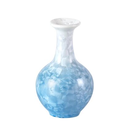 Colored Ceramic Vase, Beautiful Hand-Painted Decorative Vase, Modern Art Porcelain Vase for Flower Mantle Dining Table Centerpiece, Entryway Living Room Wedding Decoration（DSH08）