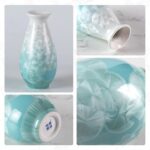 Colored Ceramic Vase, Beautiful Hand-Painted Decorative Vase, Modern Art Porcelain Vase for Flower Mantle Dining Table Centerpiece, Entryway Living Room Wedding Decoration（DSH05）