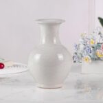 Colored Ceramic Vase, Beautiful Hand-Painted Decorative Vase, Modern Art Porcelain Vase for Flower Mantle Dining Table Centerpiece, Entryway Living Room Wedding Decoration（DSH15）