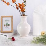 Colored Ceramic Vase, Beautiful Hand-Painted Decorative Vase, Modern Art Porcelain Vase for Flower Mantle Dining Table Centerpiece, Entryway Living Room Wedding Decoration（DSH15）