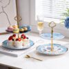 GH4 Cupcake Stands KAMMAK 8KPGH004 decorative serving plate scale and proportion view image 6