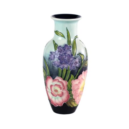 KAMMAK Colored Ceramic Vase, Beautiful Hand-Painted Decorative Vase, Modern Art Porcelain Vase for Flower Mantle Dining Table Centerpiece, Entryway Living Room Wedding...