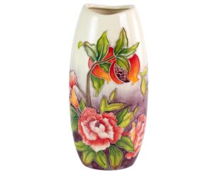KAMMAK Colored Ceramic Vase, Beautiful Hand-Painted Decorative Vase, Modern Art Porcelain Vase for Flower Mantle Dining Table Centerpiece, Entryway Living Room Wedding...