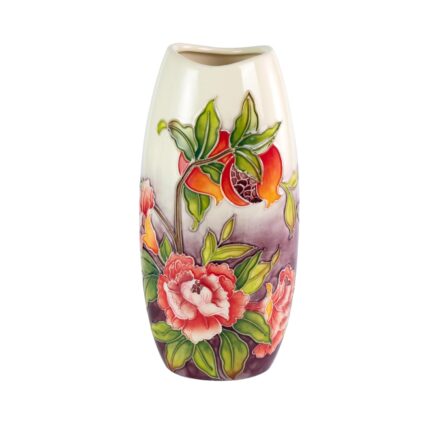 KAMMAK Colored Ceramic Vase, Beautiful Hand-Painted Decorative Vase, Modern Art Porcelain Vase for Flower Mantle Dining Table Centerpiece, Entryway Living Room Wedding...