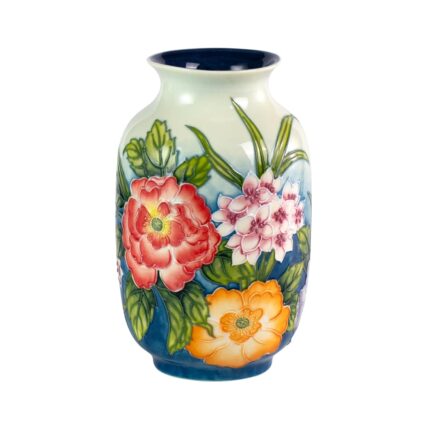KAMMAK Colored Ceramic Vase, Beautiful Hand-Painted Decorative Vase, Modern Art Porcelain Vase for Flower Mantle Dining Table Centerpiece, Entryway Living Room Wedding...