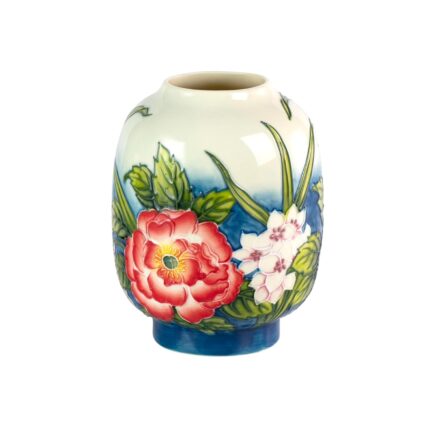 KAMMAK Colored Ceramic Vase, Beautiful Hand-Painted Decorative Vase, Modern Art Porcelain Vase for Flower Mantle Dining Table Centerpiece, Entryway Living Room Wedding...