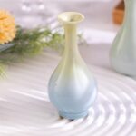 KAMMAK Colored Ceramic Vase, Beautiful Hand-Painted Decorative Vase, Modern Art Porcelain Vase for Flower Mantle Dining Table Centerpiece, Entryway Living Room Wedding...