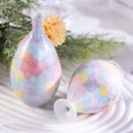 KAMMAK Colored Ceramic Vase, Beautiful Hand-Painted Decorative Vase, Modern Art Porcelain Vase for Flower Mantle Dining Table Centerpiece, Entryway Living Room Wedding...