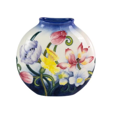 KAMMAK Colored Ceramic Vase, Beautiful Hand-Painted Decorative Vase, Modern Art Porcelain Vase for Flower Mantle Dining Table Centerpiece, Entryway Living Room Wedding...