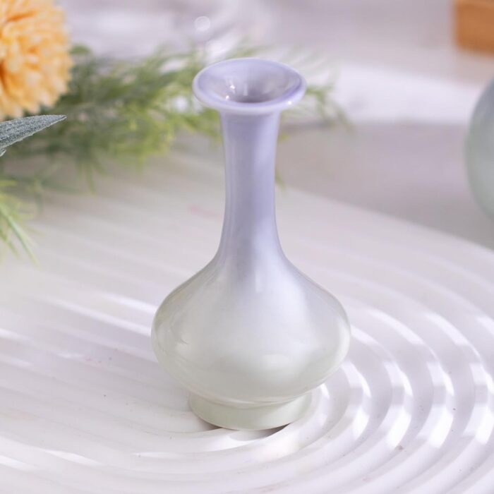 KAMMAK Colored Ceramic Vase, Beautiful Hand-Painted Decorative Vase, Modern Art Porcelain Vase for Flower Mantle Dining Table Centerpiece, Entryway Living Room Wedding...