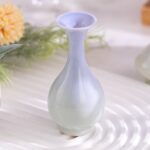 KAMMAK Colored Ceramic Vase, Beautiful Hand-Painted Decorative Vase, Modern Art Porcelain Vase for Flower Mantle Dining Table Centerpiece, Entryway Living Room Wedding...