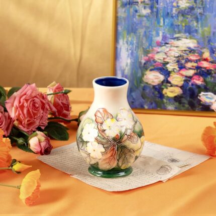 KAMMAK Colored Ceramic Vase, Beautiful Hand-Painted Decorative Vase, Modern Art Porcelain Vase for Flower Mantle Dining Table Centerpiece, Entryway Living Room Wedding...