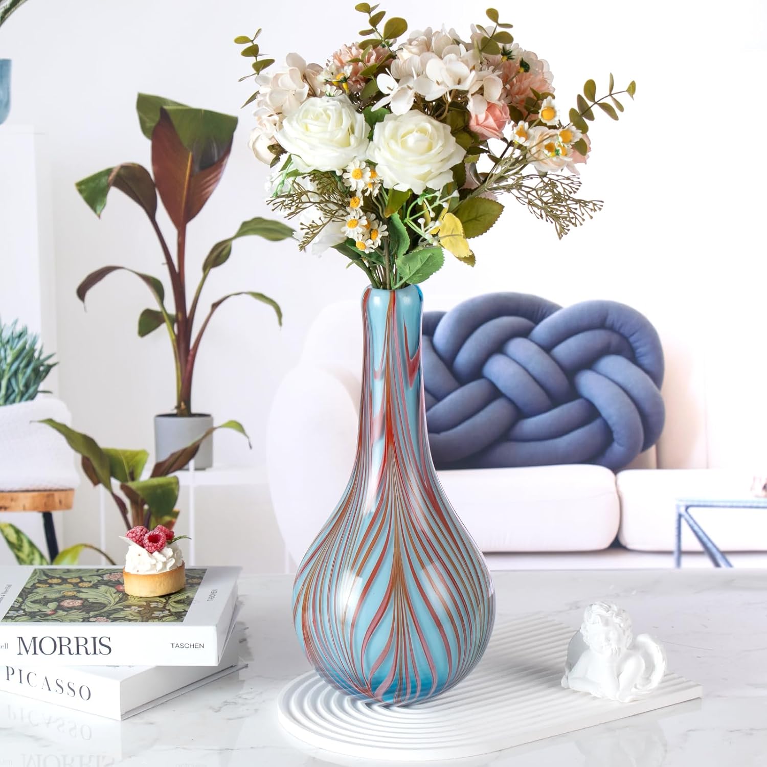 KAMMAK colored glass vase - detail image 2