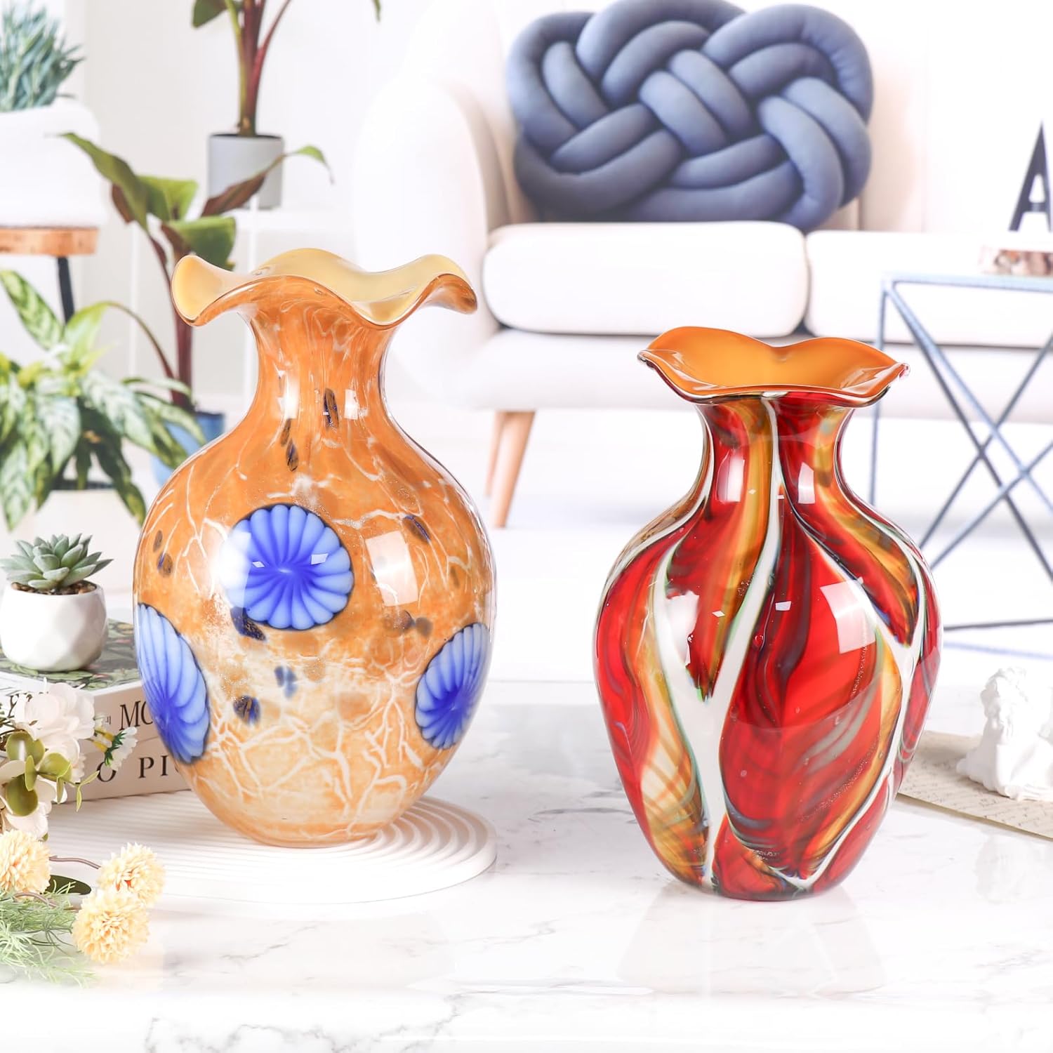 KAMMAK 8HPFH02044 glass vase detail image 2 in product description