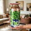 KAMMAK 8HPFH02046 glass vase scale and proportion view image 6