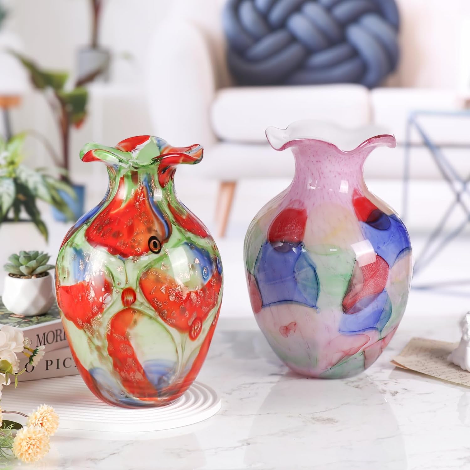 KAMMAK 8HPFH02048 glass vase detail image 2 in product description