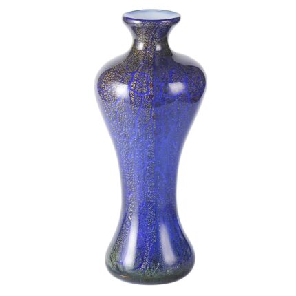 KAMMAK Colored Glass Vase, Beautiful Hand Blown Decorative Vase, Modern Art Vase for Flower Mantle Dining Table Centerpiece, Entryway Living Room Wedding Decoration, 8HPFH02045