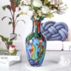 KAMMAK 8HPJG02078 glass vase side angle view showing silhouette