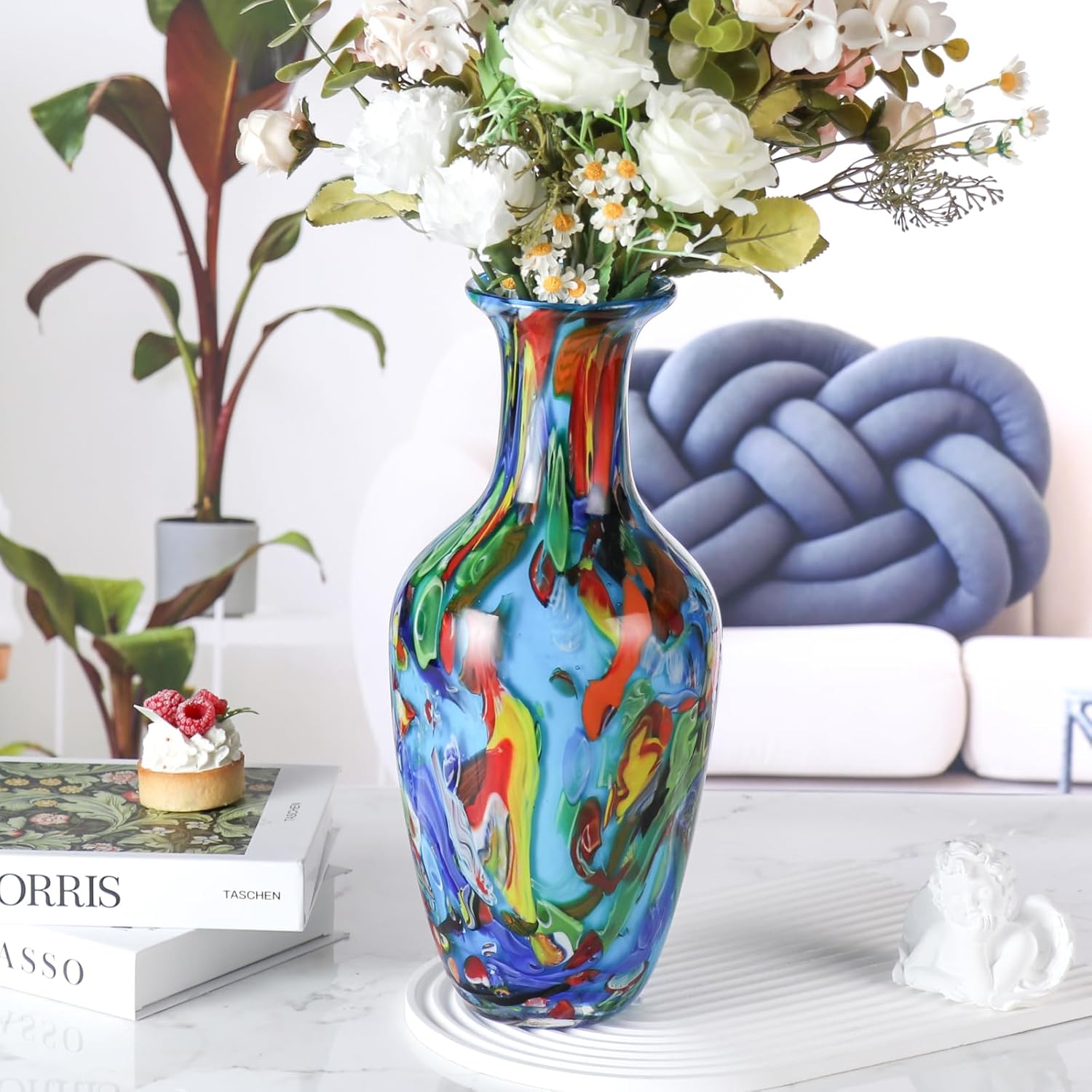 KAMMAK colored glass vase - detail image 2