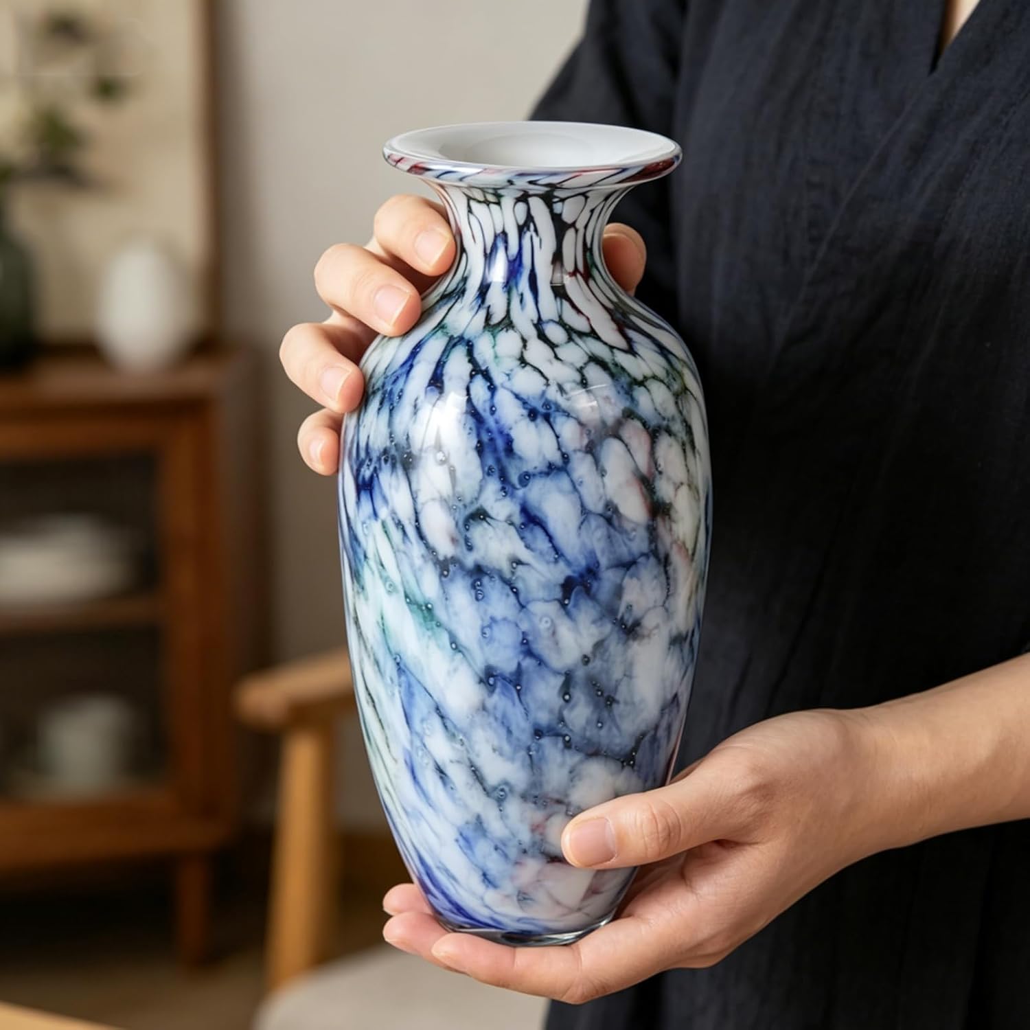 KAMMAK 8HPFH02060 glass vase detail image 4 in product description