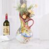 KAMMAK 8HPFH02067 glass vase side angle view showing silhouette